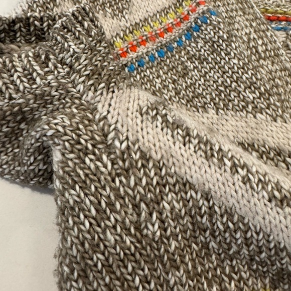 American Eagle Open Cardigan Aztec, fair isle, boho size medium - Picture 4 of 7
